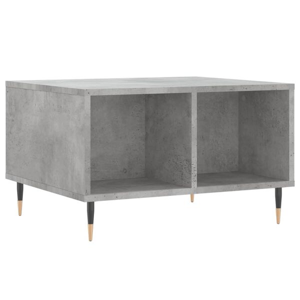vidaXL Coffee Table Concrete Grey 60x50x36.5 cm Engineered Wood