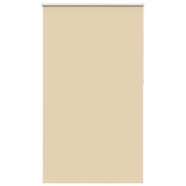 vidaXL Roller Blind Blackout Beige 140x230 cm Fabric Width 136.6 cm Polyester