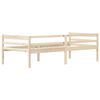 vidaXL Bed Frame without Mattress Solid Pinewood 90x200 cm