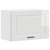 vidaXL Kitchen Wall Cabinet "Porto" High Gloss White Engineered Wood