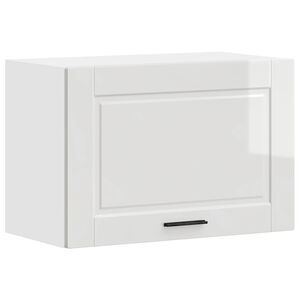 vidaXL Kitchen Wall Cabinet "Porto" High Gloss White Engineered Wood