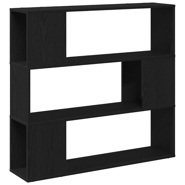 vidaXL TV Cabinet Set Black Oak 100 x 24 x 94 cm Engineered Wood