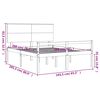 vidaXL Senior Bed without Mattress 160x200 cm Solid Wood
