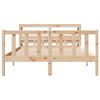 vidaXL Bed Frame without Mattress 120x190 cm Small Double Solid Wood Pine