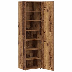 vidaXL Highboard Old Wood 50 x 42.5 x 185 cm