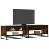 vidaXL TV Cabinet Smoked Oak 180.5x40x46 cm Engineered Wood
