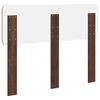vidaXL Headboard Brown Oak 120 cm Engineered wood