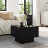vidaXL Coffee Table Black oak 40 x 40 x 30 cm Engineered wood