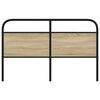 vidaXL Replace Headboard Sonoma Oak 150 cm Steel and Engineered Wood