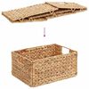 vidaXL Storage Baskets 2 pcs Natural 35 x 25 x 17 cm Water hyacinth