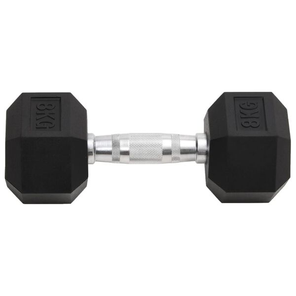 vidaXL Dumbbells 2 pcs 16 kg Total Cast Iron