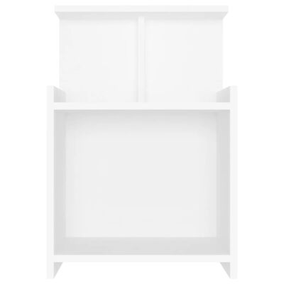 vidaXL Bed Cabinet White 40x35x60 cm Engineered Wood