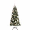 vidaXL Artificial Christmas Tree with 150 LEDs with Stand Green 120 cm
