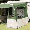 vidaXL Tailgate Tent for Caravan Rectangular Green 352 x 250 x 240 cm