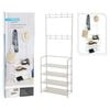 Storage solutions Clothing Rack with 4 Shelves 60x26x155 cm White