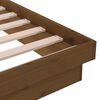 vidaXL Bed Frame without Mattress Honey Brown Solid Wood Small Single