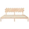 vidaXL Bed Frame without Mattress 200x200 cm Solid Wood Pine
