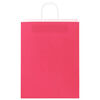 vidaXL Paper Bags 250 pcs with Handles Pink 32x12x42 cm