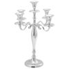 vidaXL Candle Holder Silver 29 x 29 x 29 cm Aluminium
