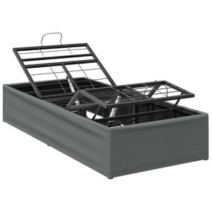 vidaXL Electric Adjustable Bed Frame Dark Grey 200 x 80 x 33.5 cm