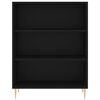 vidaXL Highboard Black 69.5x32.5x180 cm Engineered Wood
