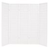 vidaXL Folding 5-Panel Room Divider Japanese Style 200x170 cm White