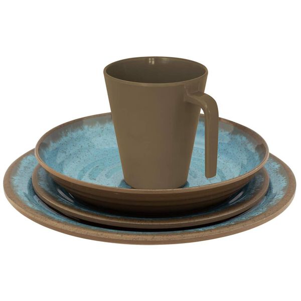 Eurotrail Tableware Ocean 16 pcs Melamine Blue