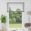 vidaXL Window Blind with Curtains Manual Silver Aluminium