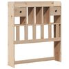 vidaXL Bookcase Bed without Mattress 75x190 cm Small Single Solid Wood Pine