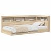 vidaXL Bookcase Bed Sonoma oak 100 x 200 cm Engineered wood