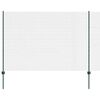 vidaXL Welded Wire Fence with Post 25 x 1.6 m (W x H) PVC-Coated Steel