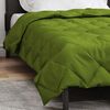 vidaXL Full Year Duvet Green 200 x 135 cm Microfiber