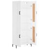 vidaXL Highboard White 69.5x34x180 cm Engineered Wood