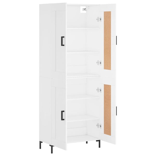 vidaXL Highboard White 69.5x34x180 cm Engineered Wood