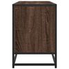vidaXL TV Cabinet Brown Oak 150x35x41 cm Engineered Wood and Metal