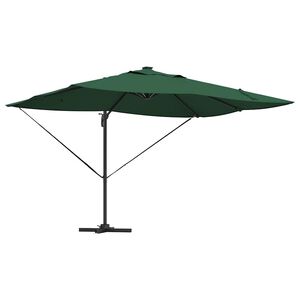 vidaXL Umbrella 352 x 251 x 265 cm Polyester and Aluminium Green