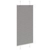 vidaXL Pleated Blind Anthracite 60x150 cm Fabric Width 59.4 cm Polyester