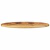 vidaXL Table Top 120x60x2.5 cm Oval Solid Wood Mango