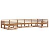 vidaXL Outdoor Sofa Set 7 pcs Natural Solid Acacia Wood
