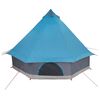 vidaXL Family Tipi Tent Folding Blue and Grey 400 x 346 x 250 cm