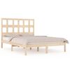 vidaXL Bed Frame without Mattress 120x190 cm Small Double Solid Wood Pine