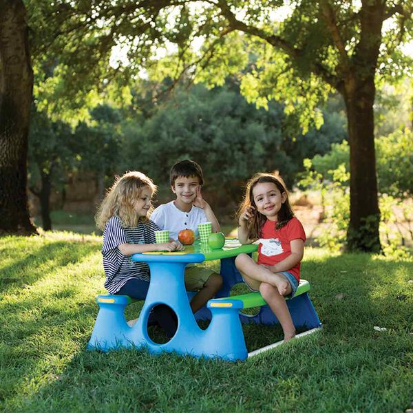 vidaXL Picnic Bench for Children 89.5x84.5x48 cm Polypropylene