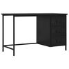 vidaXL Desk | Black | Steel | 120x55x75 cm | Desk | Rectangular | Industrial