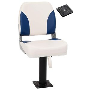 vidaXL Boat Seat with Pedestal 360&deg; Rotatable