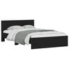 vidaXL Bed Frame without Mattress Black 120x190 cm Small Double