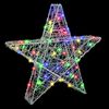 vidaXL 3D Star with 50 LEDs Multicolour 55 x 53.5 x 10 cm Acrylic