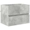 vidaXL Bathroom Furniture Set Concrete Grey Engineered Wood