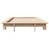 vidaXL Bed Frame without Mattress 90x200 cm Solid Wood Pine
