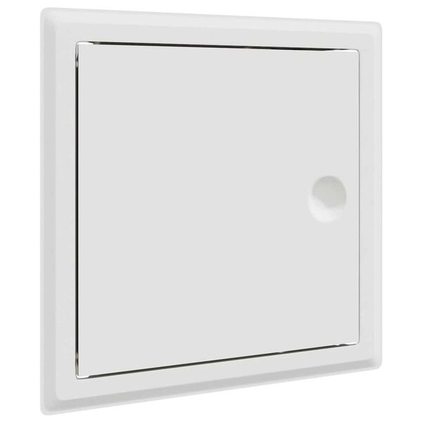 vidaXL Access Panel 2 pcs White 20 x 20 cm Steel