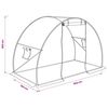 vidaXL Greenhouse 4.5m&sup2; 300x150x200 cm